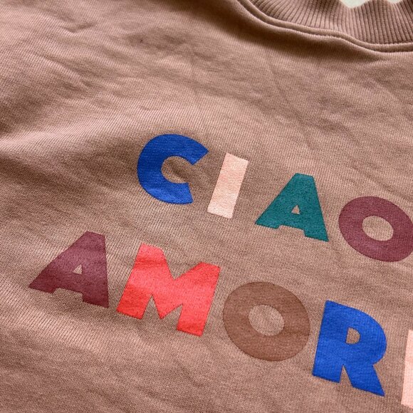 Marlot Paris Ciao Amore Cotton Sweatshirt | 6Y - Picture 3 of 8